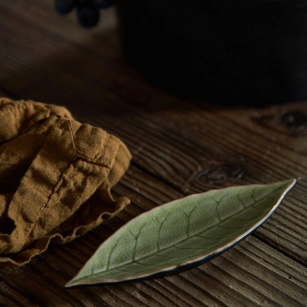 Светлозелена керамична купа за съхранение, дължина 18 cm Riviera - Costa Nova-image-1