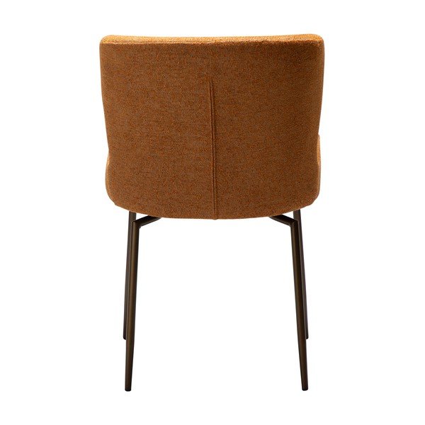 Кафяв тапициран трапезен стол Glam – DAN-FORM Denmark-image-3