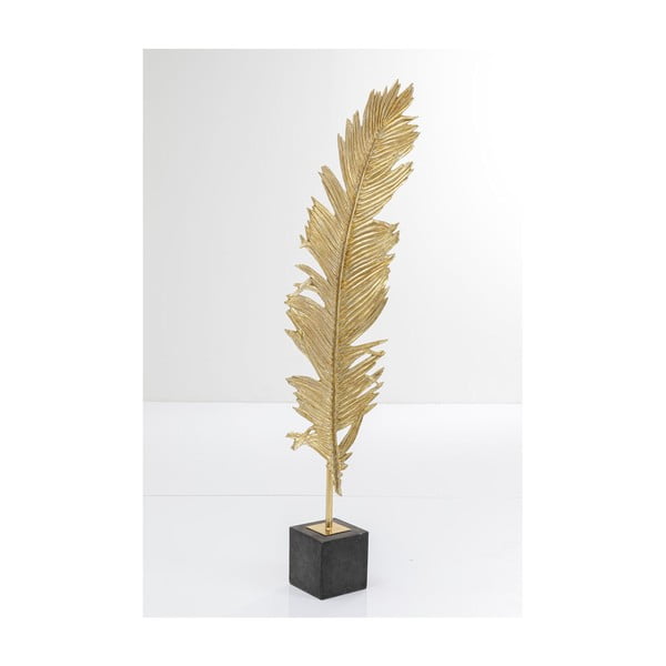 Декорация от злато във формата на перо , 147 cm Feather - Kare Design