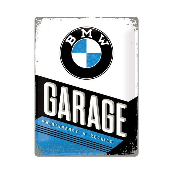 Метална табела BMW Garage, 30x40 cm - Postershop