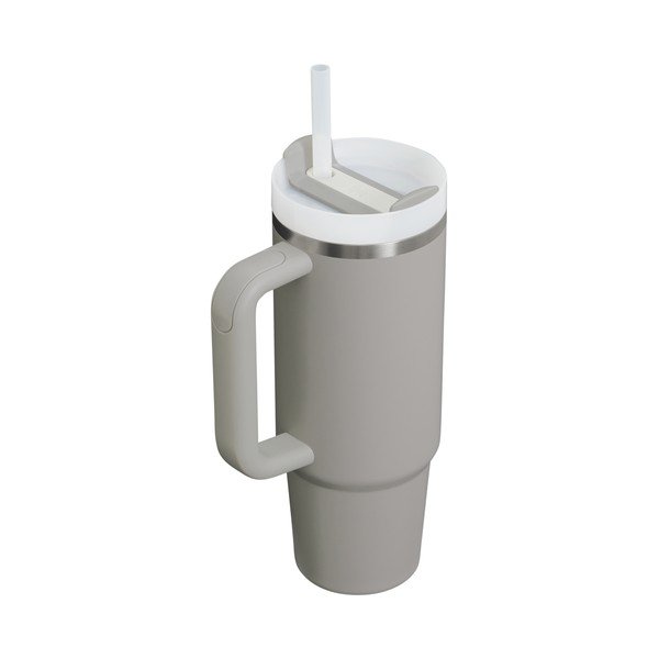 Светлосив термос със сламка от неръждаема стомана 890 ml Quencher H2.O FlowState™ Tumbler Ash – Stanley-image-2