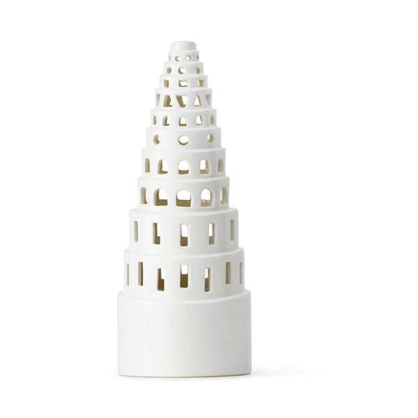 Бял керамичен коледен свещник Lighthouse, ø 9 cm Urbania Lighthouse High Tower - Kähler Design
