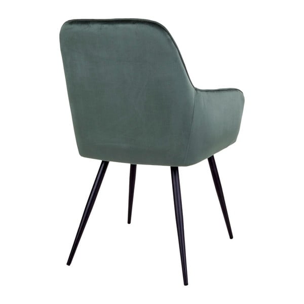 Тъмнозелени тапицирани трапезни столове в комплект 2 бр. Harbo – House Nordic-image-4