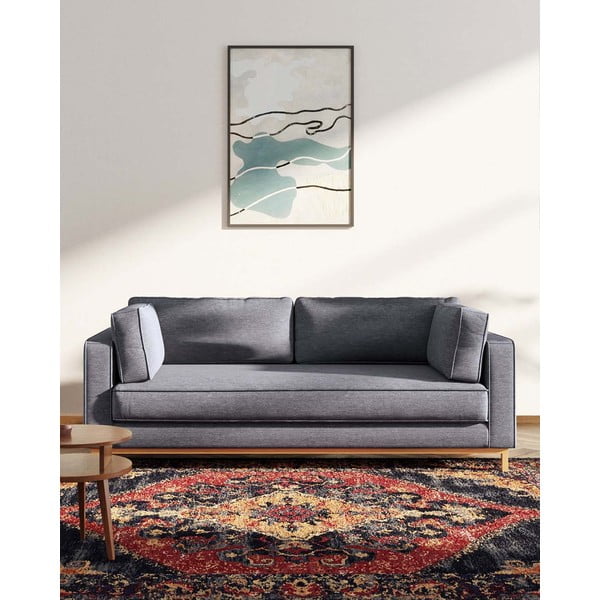 Сив диван 222 cm Celerio - Ame Yens-image-1