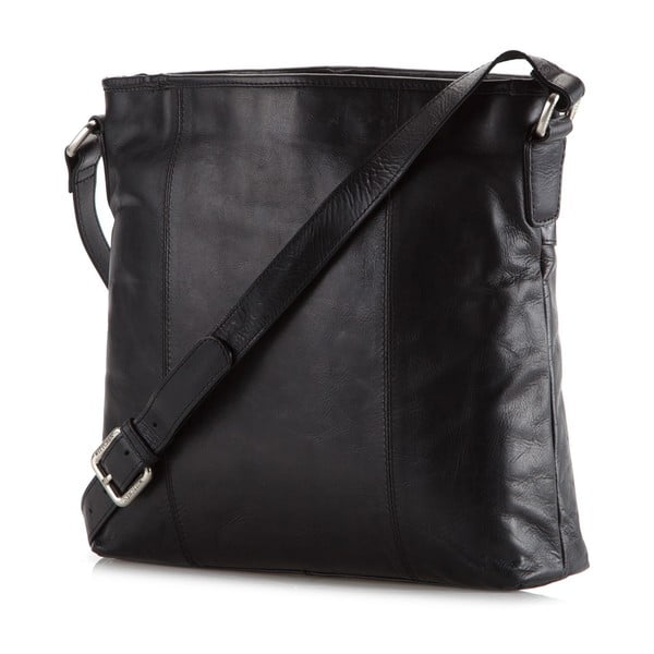 Kožená kabelka Elegance City Black-image-2