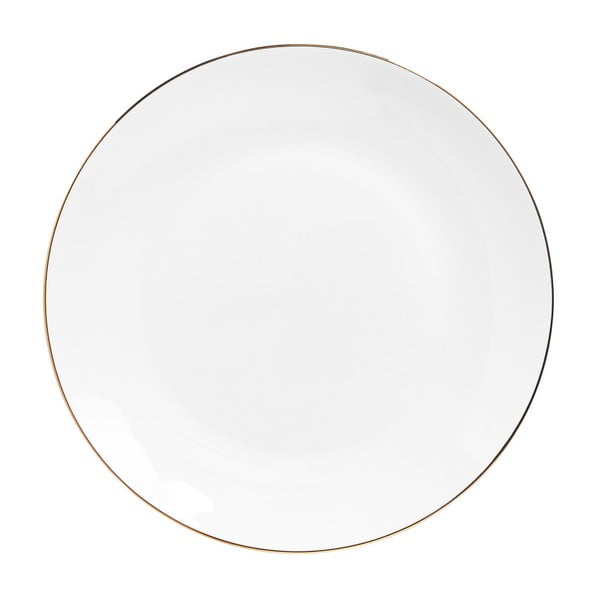 Бяла порцеланова чиния Златен век, ⌀ 20 cm - Butlers