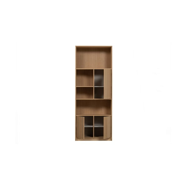 Модулен шкаф за книги в естествен дъб 77x199 cm Modulair - vtwonen-image-3