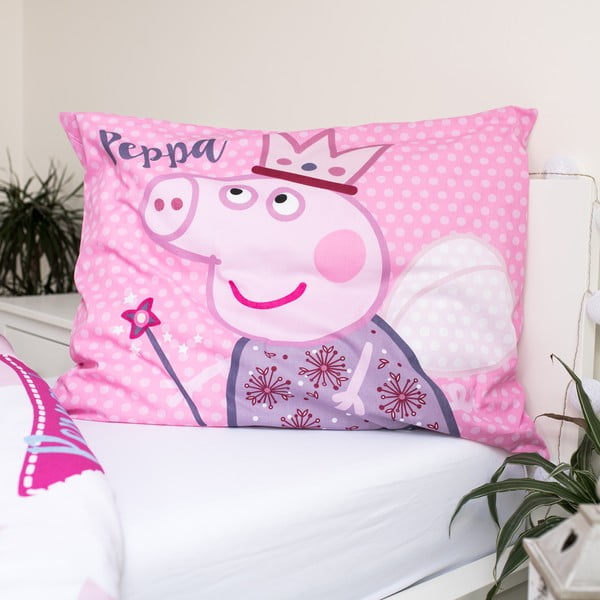 Розово бебешко памучно спално бельо, 140 x 200 cm Peppa Pig - Jerry Fabrics-image-3
