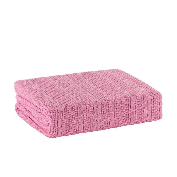 Pletená deka Pinkie, 170x220 cm