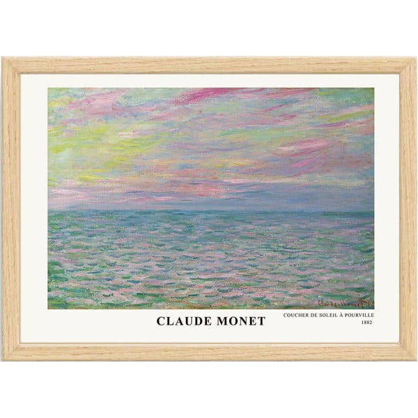 Плакат в рамка 45x35 cm Claude Monet - Wallity