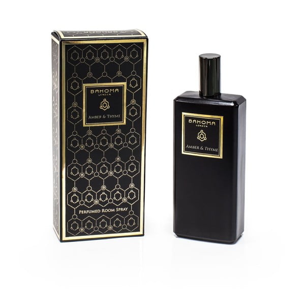 Bytový parfém v krabičce s vůní muškatové šalvěje a růže Bahoma London Room Spray, 100 ml