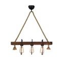 Дървено таванно осветително тяло Demir, 3 крушки - Opviq lights