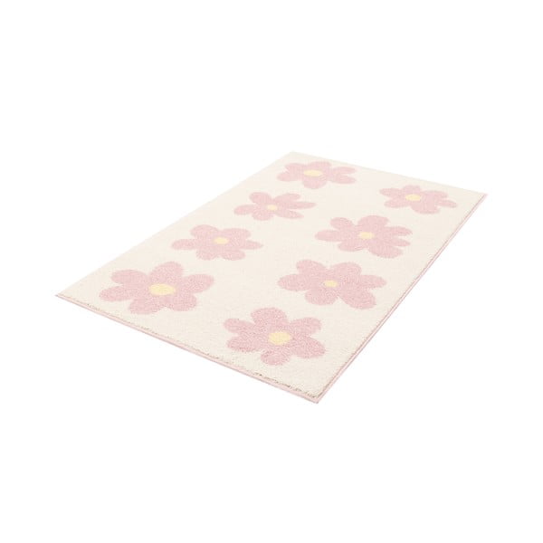 Детски килим в цвят слонова кост и розово 120x170 cm Dazzy Rose – FD-image-4