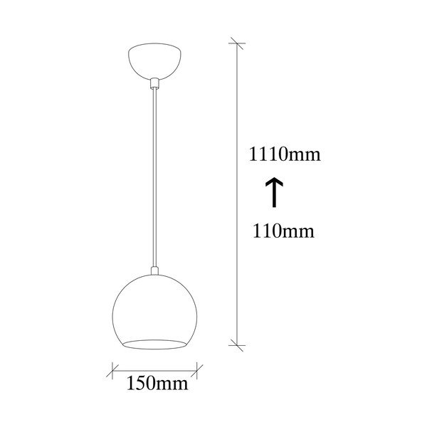 Висящо осветително тяло сребристо с метален абажур ø 30 cm Berceste – Opviq lights-image-4