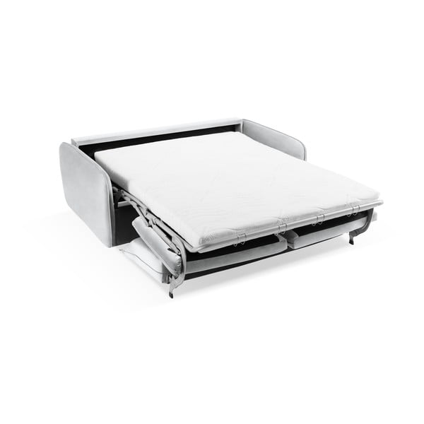 Светлосиво кадифено канапе 214 cm Vienna - Cosmopolitan Design-image-4