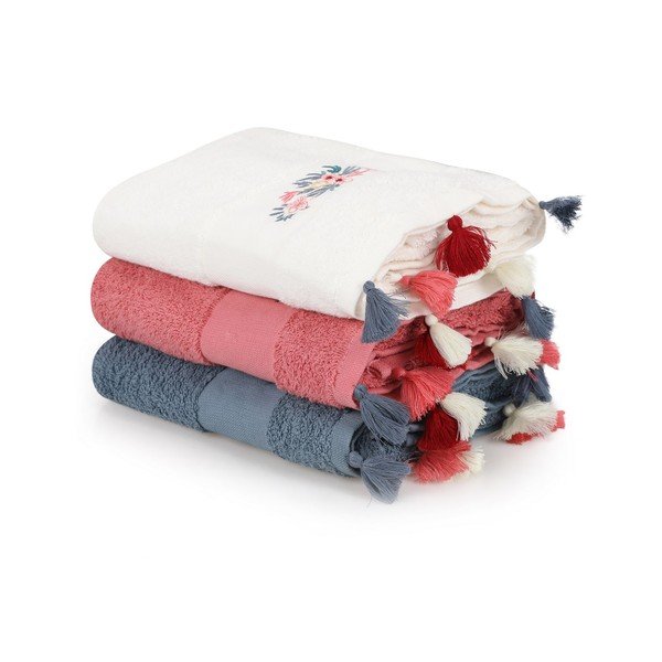 Памучни кърпи в комплект от 3 бр. от тери 50x90 cm Asorti – Foutastic