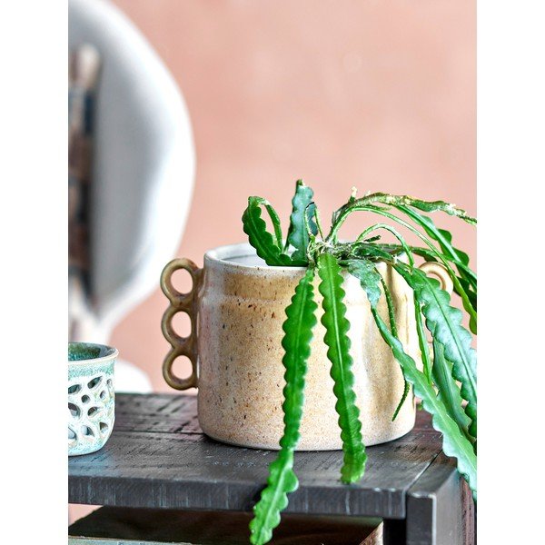 Глинено ръчно рисувано покритие за кашпа ø 15 cm Souri – Bloomingville-image-1