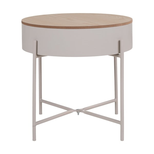 Метална кръгла странична масичка ø 40 cm Sisco – House Nordic-image-3