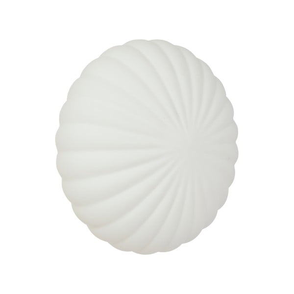 Бяла стенна лампа Kumu – Hübsch-image-1