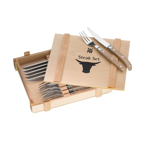 Комплект от 12 ножа и вилици за пържоли Ranch - WMF