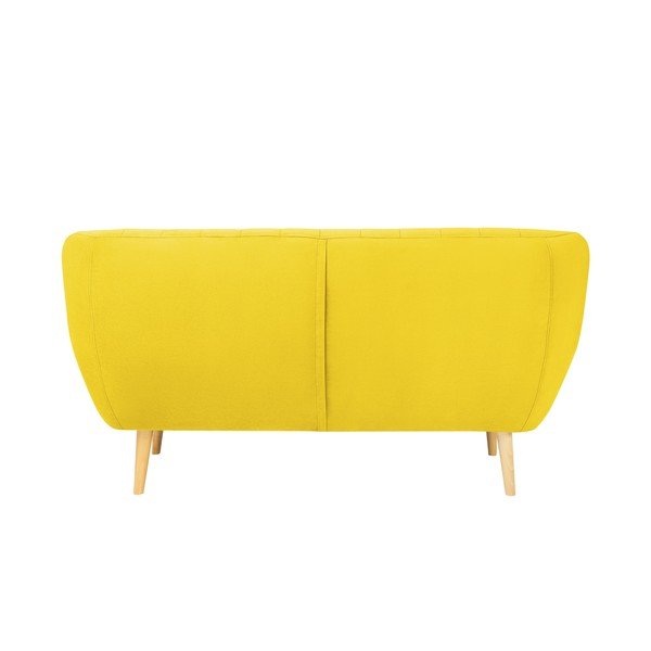 Диван от жълто кадифе , 158 см Sardaigne - Mazzini Sofas-image-4