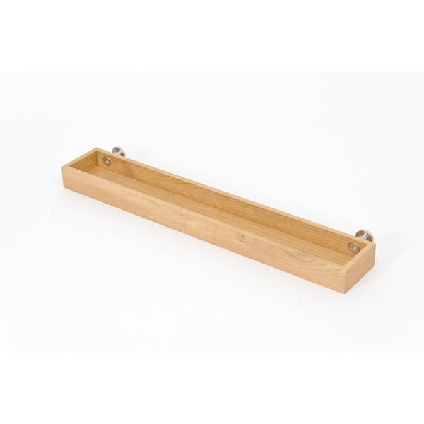 Стенен рафт за баня от дъбова дървесина Yoku - Wireworks-image-2