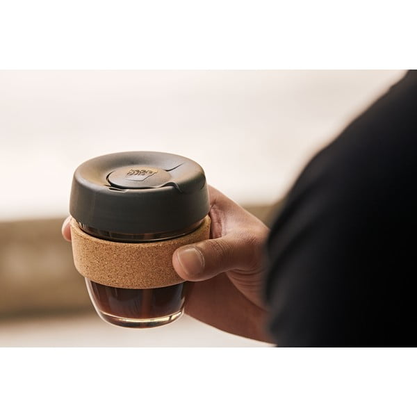 Черно-кафява чаша за път 227 ml Brew Cork Nitro S - KeepCup-image-1