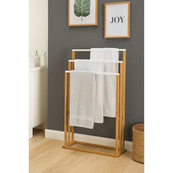 Бамбукова стойка за кърпи в естествен цвят Nivo – Bonami Essentials-image-1