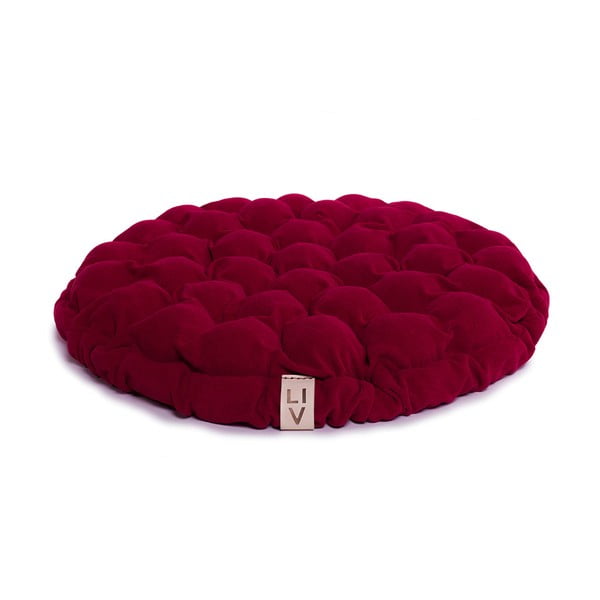 Възглавница за сядане с масажни топчета в цикламено розово, Ø 65 cm Bloom - Linda Vrňáková