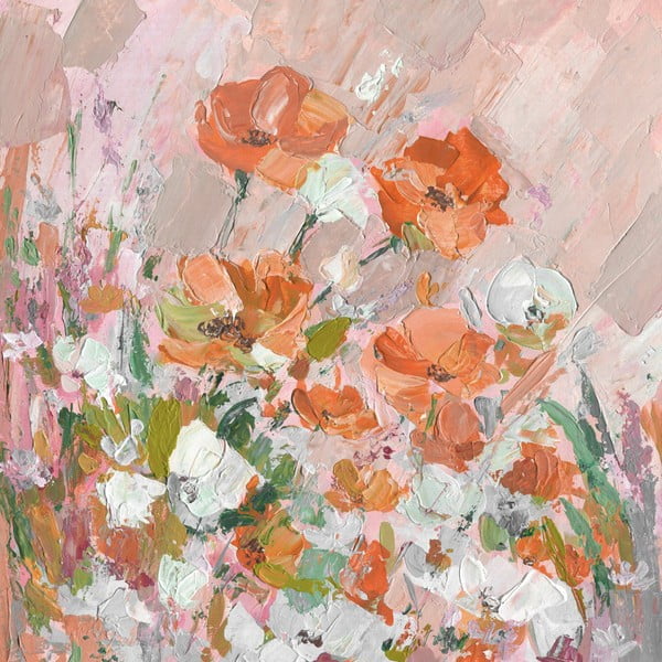 Obraz na plátně Marmont Hill Poppy, 61 x 61 cm
