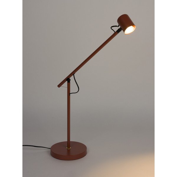 Червена метална настолна лампа (височина 45,5 cm) Aero – White Label-image-1