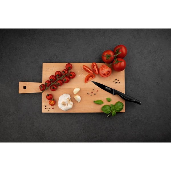 Черен назъбен нож от неръждаема стомана Wave - Nirosta-image-1