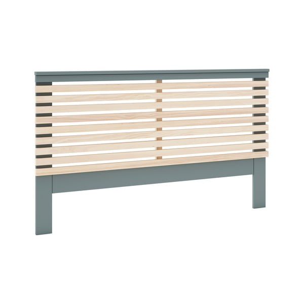 Табла за легло от декор от бор в естествен цвят/сиво-зелена 146x100 cm Pisco – Marckeric-image-3