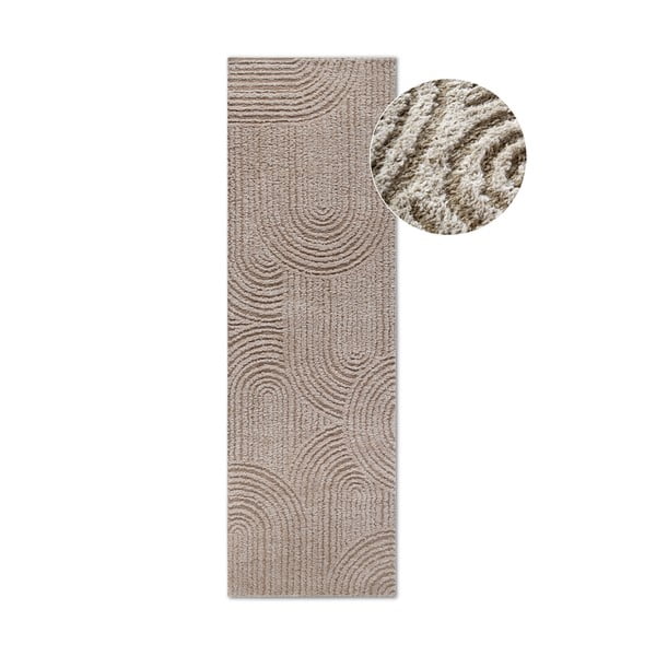 Бежова пътека 80x240 cm Chappe Beige – Elle Decoration