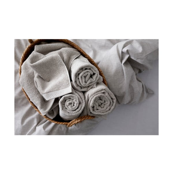 Светлосива памучна кърпа от тери 30x30 cm Comfort – Södahl-image-2