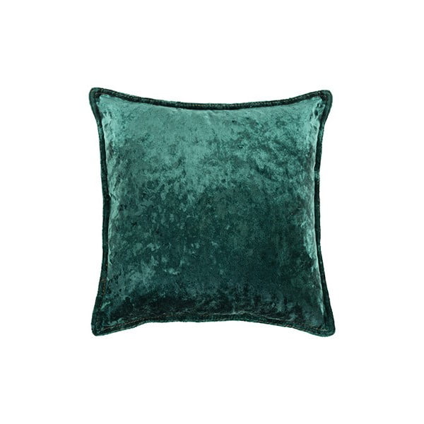 Zelený polštář White Label Tess, 45 x 45 cm