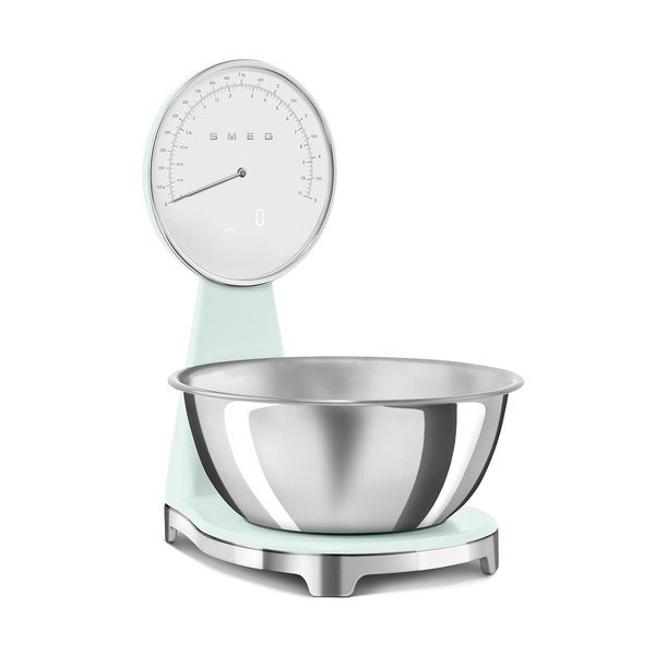 Светлозелена пластмасова дигитална кухненска везна – SMEG