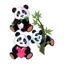 Комплект от 3 стикера за стена Panda - Ambiance