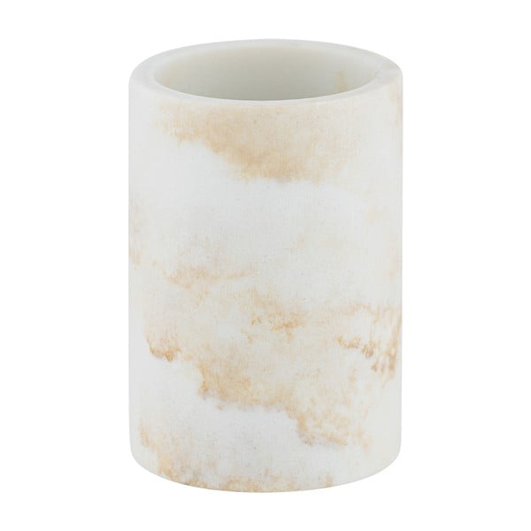 Бяла полирезинова чаша за четка за зъби Odos - Wenko-image-3