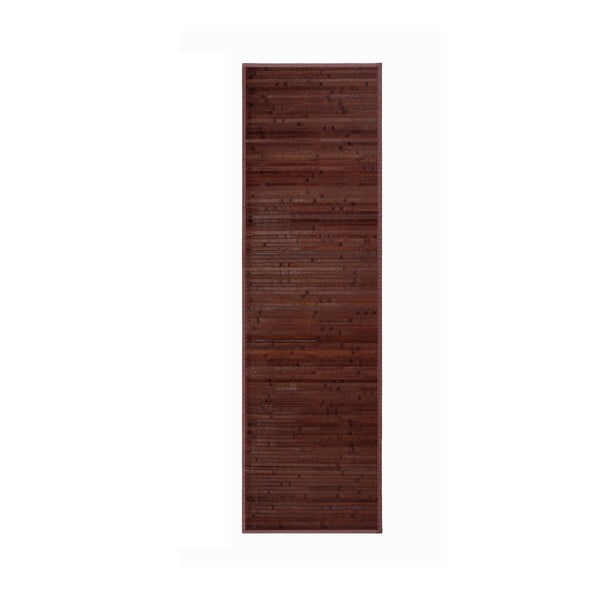 Тъмнокафяв бамбуков килим 60x200 cm - Casa Selección