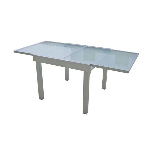 Градинска маса за хранене със стъклен плот 90x90 cm Lola – Garden Pleasure-image-2