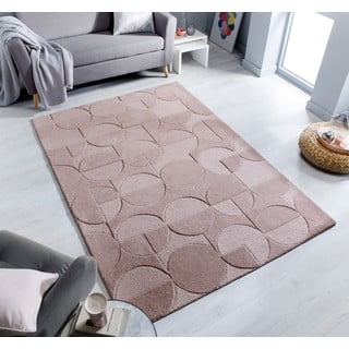 Розов вълнен килим , 160 x 230 cm Gigi - Flair Rugs