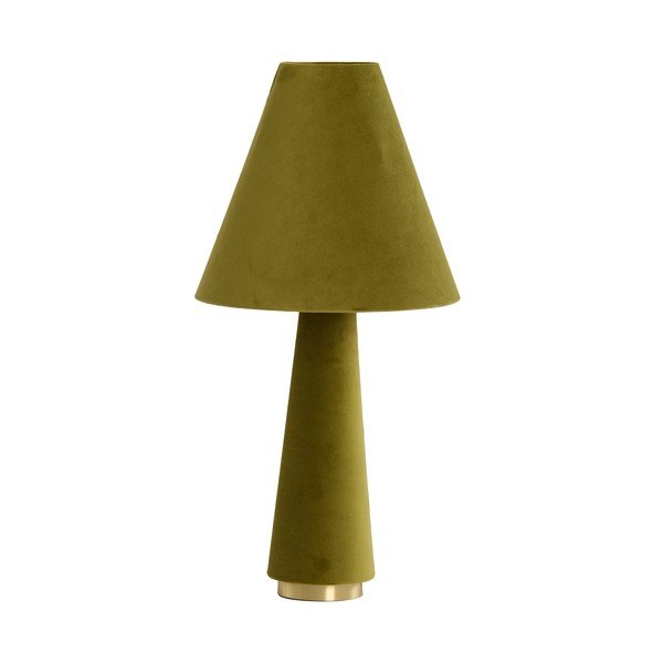 Зелена настолна лампа с текстилен абажур (височина 61 cm) Devia – Light & Living-image-2