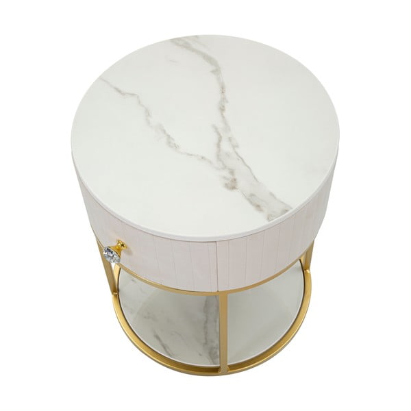 Бежово нощно шкафче Montpellier - Mauro Ferretti-image-3