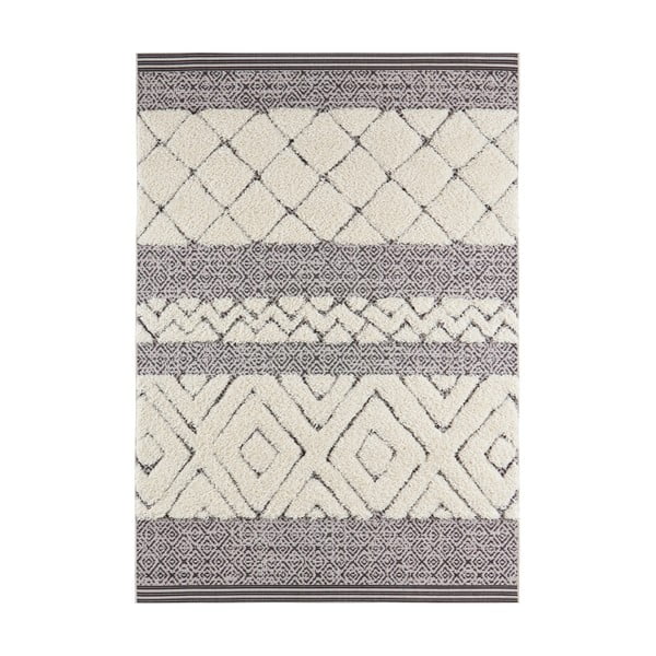 Кремав и черен килим , 200 x 290 cm Todra - Mint Rugs