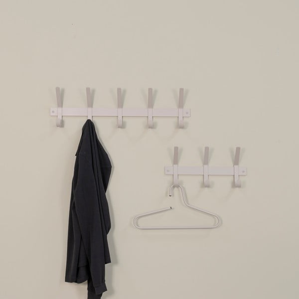 Кафяво-сива метална стенна закачалка 40 cm Dexter – Spinder Design-image-1