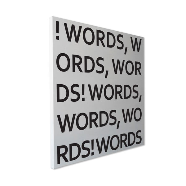 Magnetická tabule dESIGNoBJECT.it Words, 50 x 50 cm -image-2