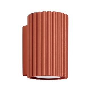 Стенна лампа в тухлен цвят Gleam – Nice Lamps