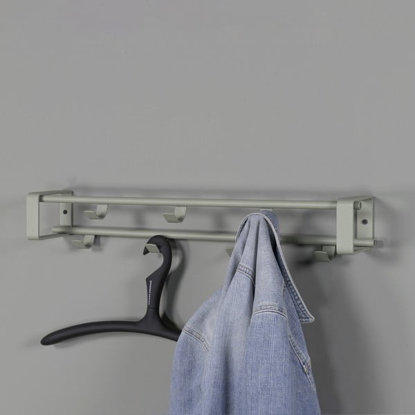 Сиво-зелена метална стенна закачалка 60 cm Rex – Spinder Design-image-1