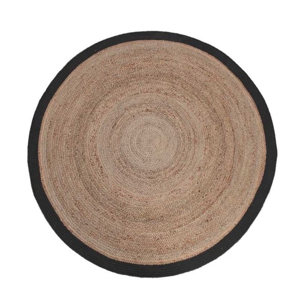 Конопен килим, ⌀ 180 cm - LABEL51